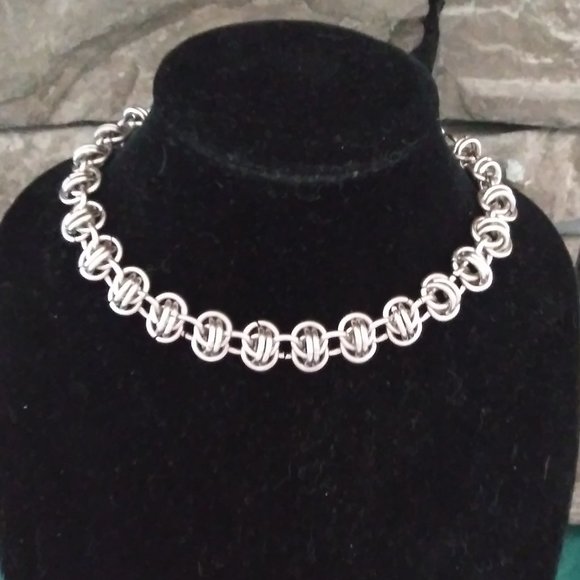 **SALE PRICE** (Unisex) Classic Barrel Weave Necklace - Picture 1 of 8